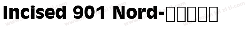 Incised 901 Nord字体转换